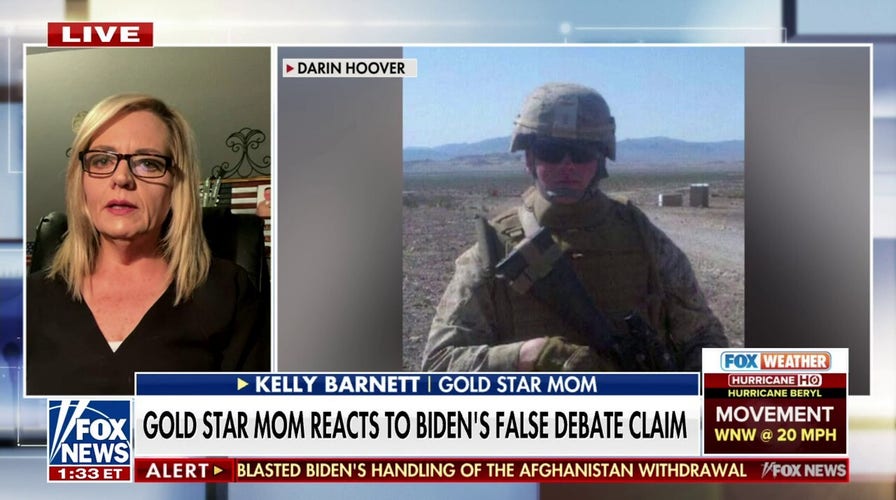 Gold Star mom on Biden falsely saying no troops died on his watch: 'It disgusts me, but doesn't shock me'