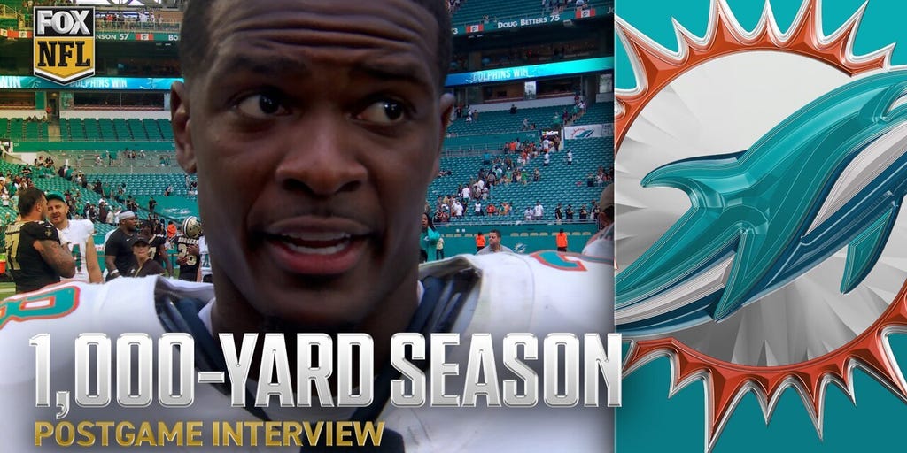 De’Von Achane BREAKS milestone with his first 1,000-yard season in the Dolphins’ win over the Saints