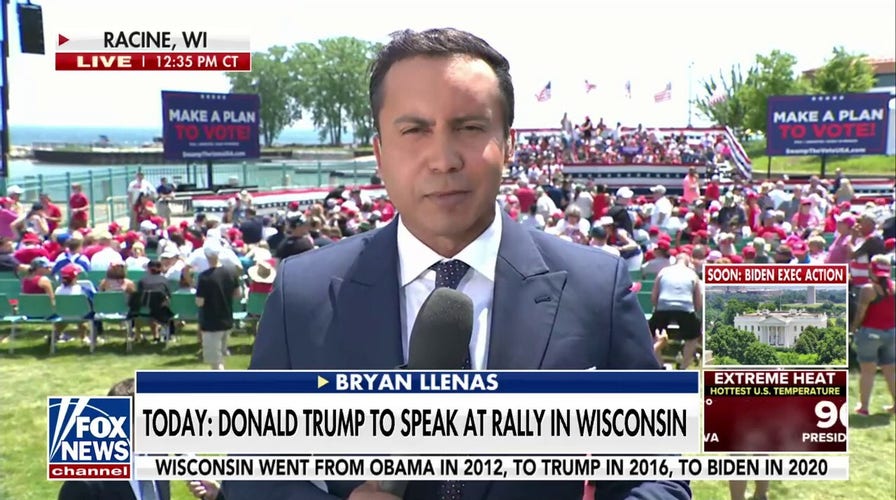 Immigration and inflation are key issues for voters at Trump’s Racine rally