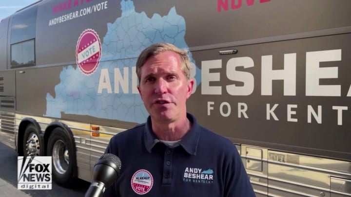 Democrat Gov Andy Beshear says Kentucky governor race 'has nothing to do' with Biden as voters head to polls