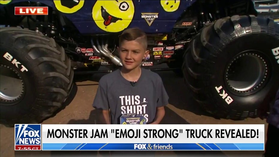 圣. 裘德病人设计 Monster Jam 玩具卡车, 对真正的交易感到惊讶: “真棒”