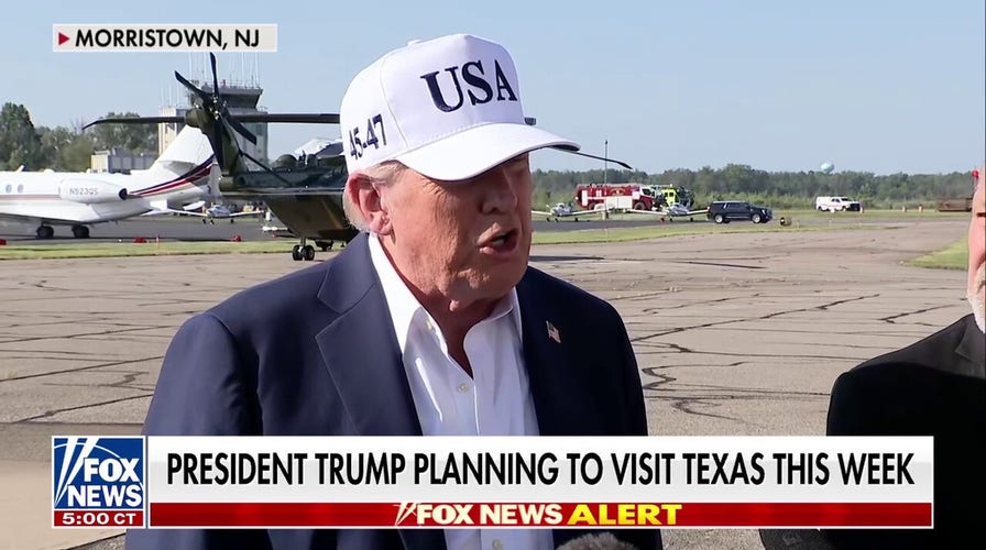 Trump calls Texas' flooding an '100-year catastrophe'