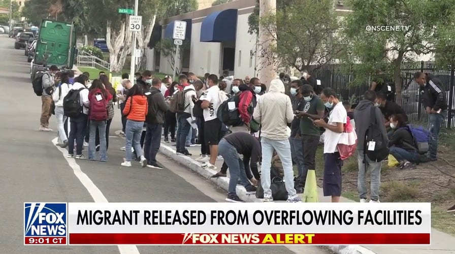 Several hundred migrants released in San Diego: 'You're free'