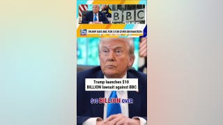 Trump presenta una demanda de 10 000 millones de dólares contra la BBC