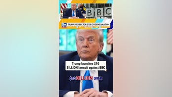 Trump launches $10 billion lawsuit against BBC
