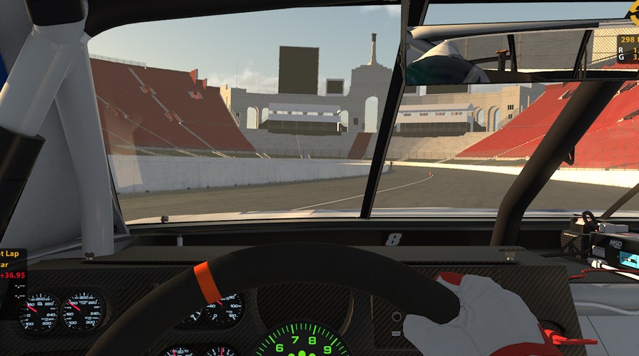 Here's how iRacing is helping NASCAR turn the L.A. Coliseum into a race track