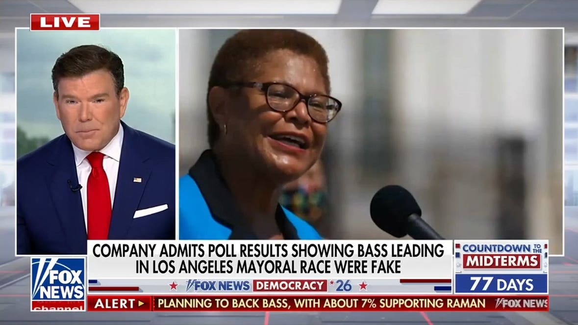 Bret Baier weighs in on fake polling in LA mayoral race