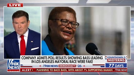 Bret Baier weighs in on fake polling in LA mayoral race