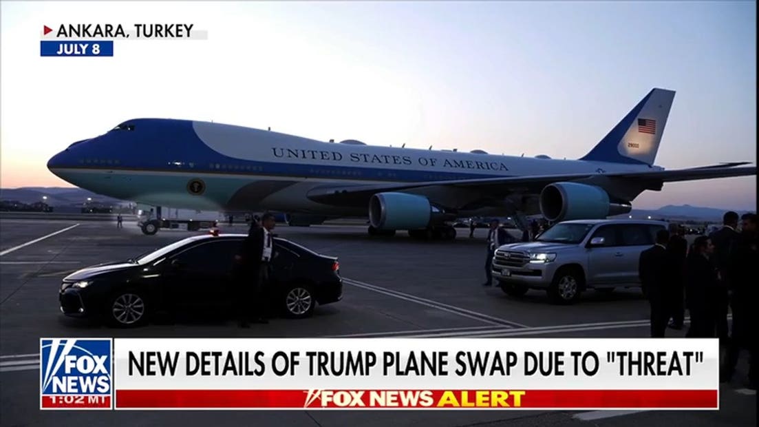 New details about President Trump's plane swap emerge