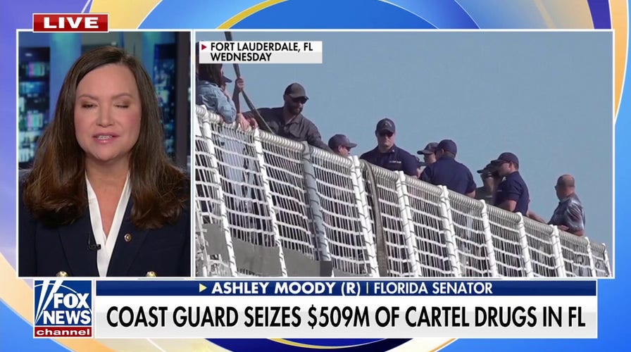 Sen. Ashley Moody lauds Coast Guard seizure of $509M worth of cartel drugs in Florida: 'Great day for America'