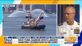 Admiral Caudle on New York Harbor hosting largest maritime celebration in decades