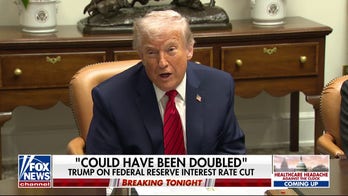 President Trump responds to Fed rate cut