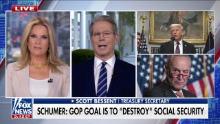 Schumer is 'way off base' on Trump's social security goals, says Treasury Secretary