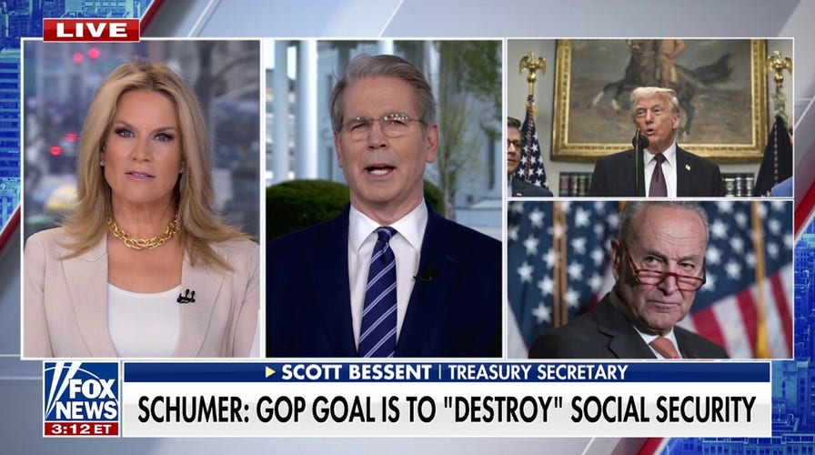 Schumer is 'way off base' on Trump's social security goals, says Treasury Secretary
