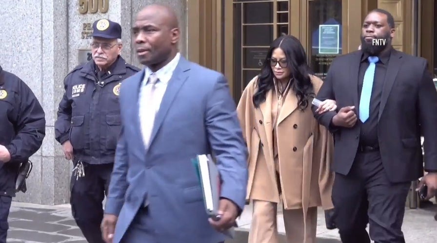 'Real Housewives' star Jen Shah swarmed by fans as she exits court after being sentenced to 78 months in prison 