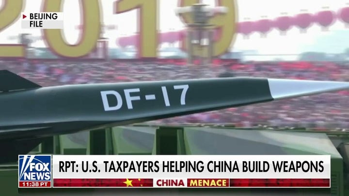 US taxpayers helping China's military build weapons: Report