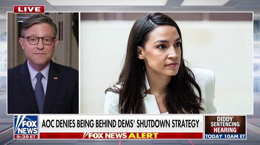 Speaker Johnson sounds alarm on ‘dangerous’ Democratic Party as government remains shut down