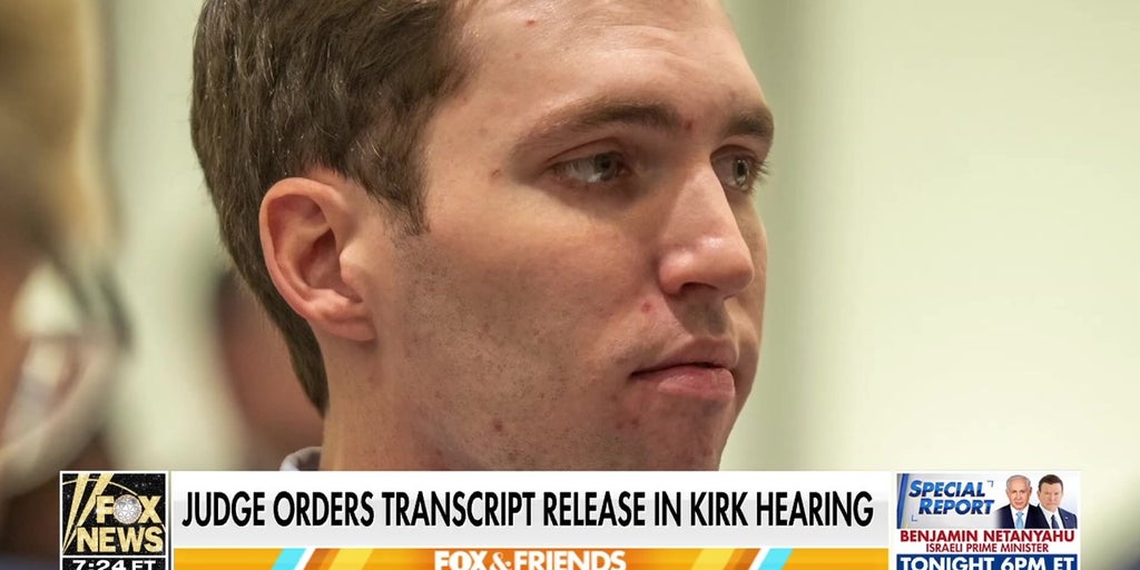 Judge orders sealed transcript released in Charlie Kirk murder trial