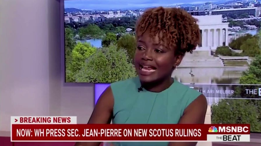 Karine Jean-Pierre says SCOTUS 'taking away important constitutional rights' in affirmative action decision