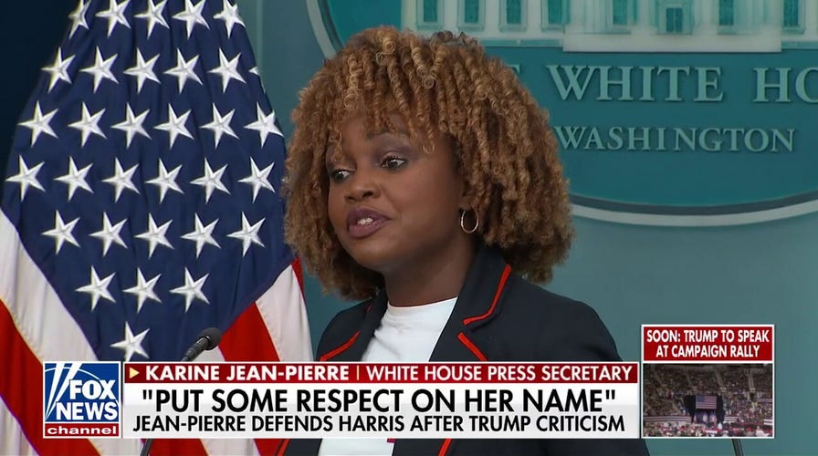 KJP defends Harris against Trump criticism: 'Put some respect on her name'