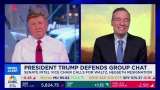 Democratic senator laughs after CNBC host brings up disastrous Afghanistan withdrawal amid Signal controversy