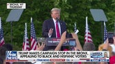 Trump touts record on economy in appeal to minority voters