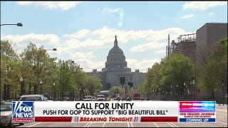 President Trump calls for unity among Republicans as he tries to get agenda passed