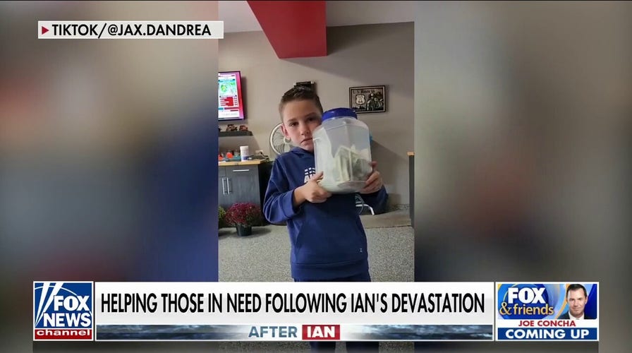 7-year-old donates entire piggy bank to Hurricane Ian relief 