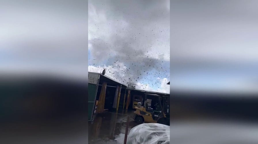 Rare Southern California tornado caught on camera
