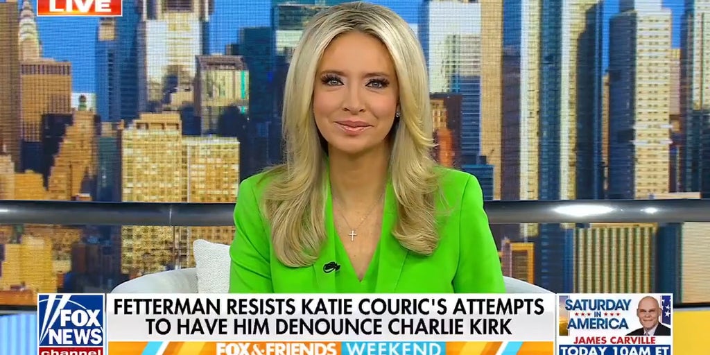 Katie Couric presses Sen. Fetterman on Charlie Kirk