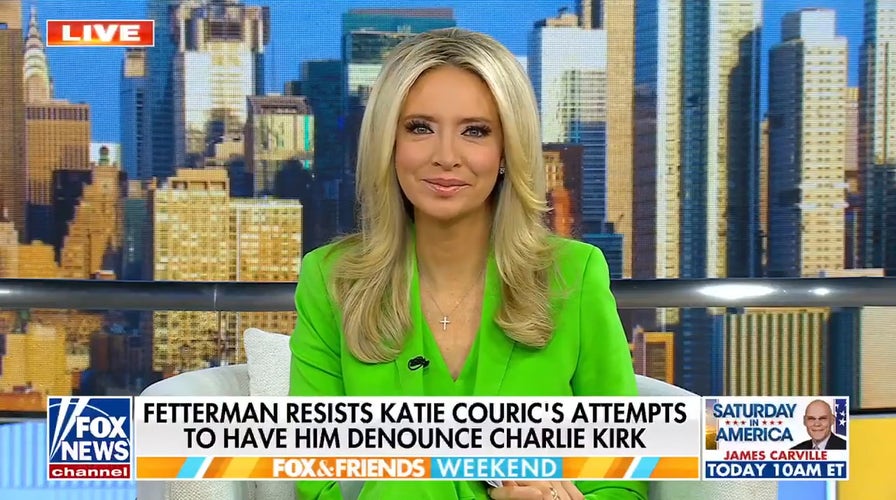 Katie Couric presses Sen. Fetterman connected  Charlie Kirk