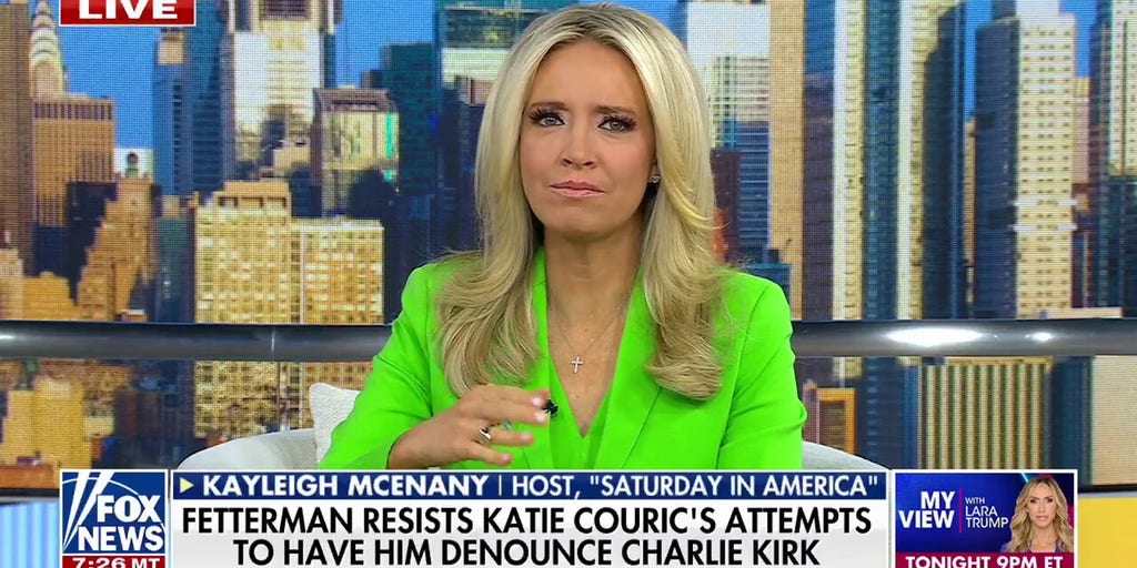 Katie Couric presses Sen. Fetterman on Charlie Kirk