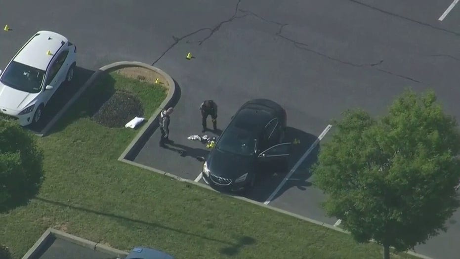 Aerial footage shows PA Target shooting scene
