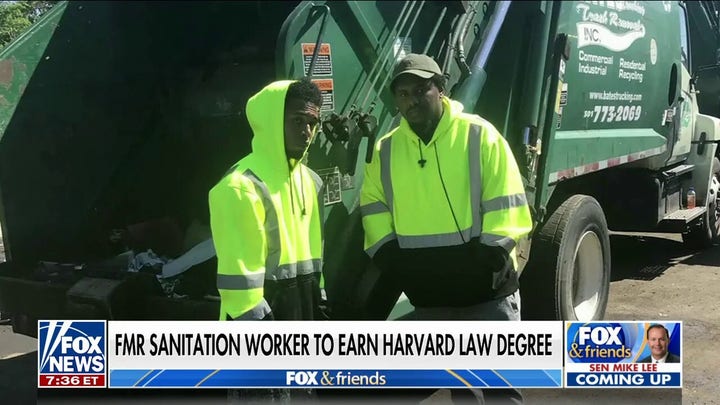 Former sanitation worker to earn Harvard Law degree, raises $70k for blue-collar staff