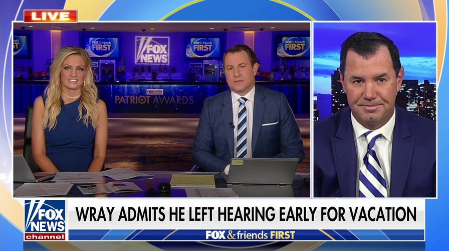 FBI director admits he left Senate hearing early for vacation