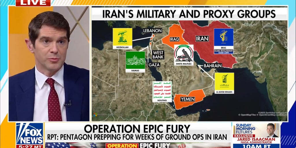 Pentagon reportedly prepping for weeks of ground operations in Iran