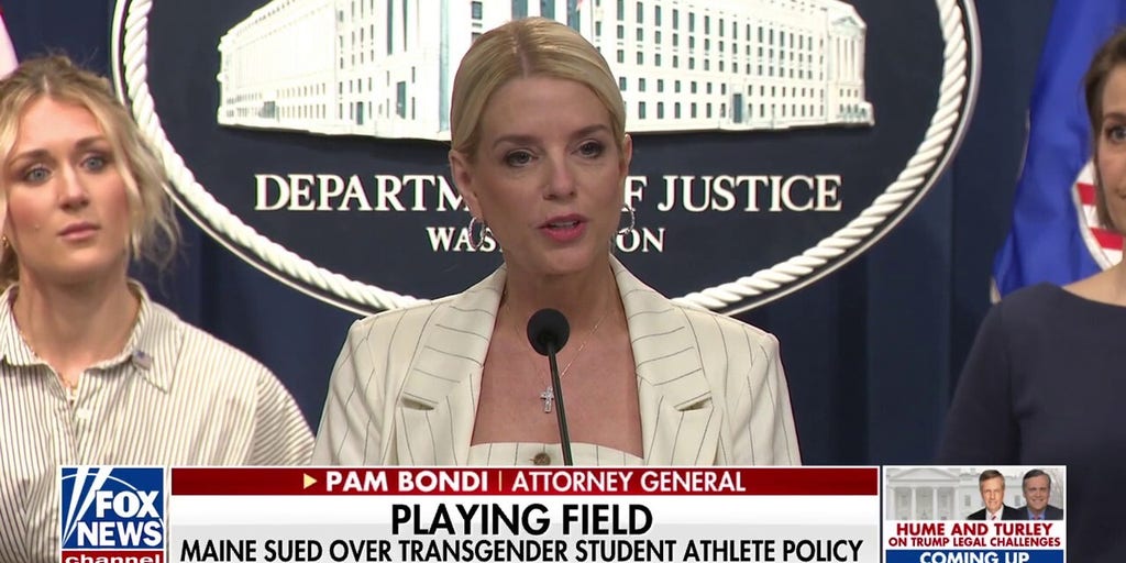 Trump attorney general announces enforcement actions against Maine over transgender sports policies