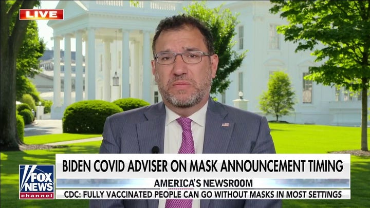 Biden adviser defends timing of mask announcement: We let CDC follow the science