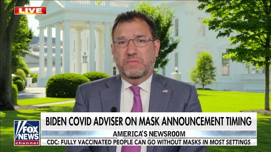 Biden COVID adviser pressed by Bill Hemmer on new mask guidance: ‘What changed’ since last week?