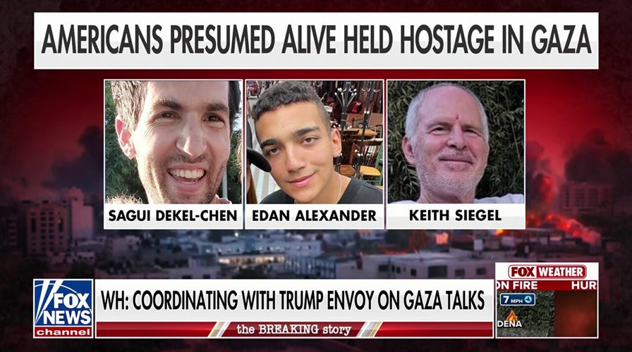 Se cree que 3 de los 7 rehenes estadounidenses en Gaza están vivos