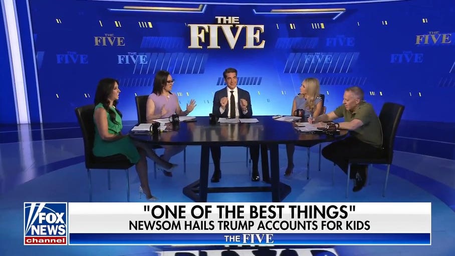 ‘The Five’: Newsom praises Trump in a play for 2028