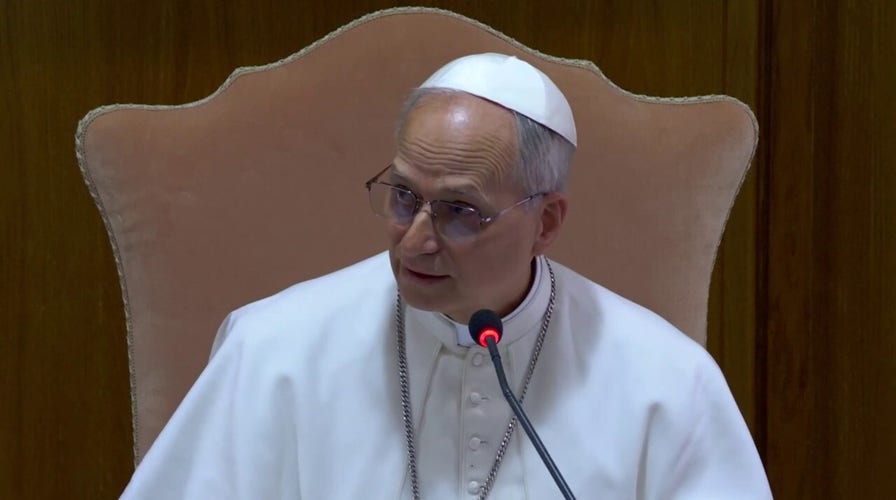 Pope Leo XIV, in first address to cardinals, claims AI poses 'new challenges for the defense of human dignity'