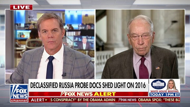 Newly declassified Russiagate docs evidence of 'deep state cover-up,' Sen. Grassley warns