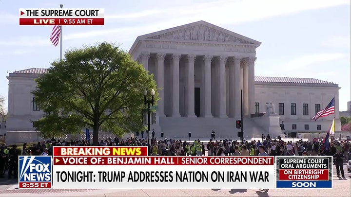 Trump attends Supreme Court arguments in landmark birthright case