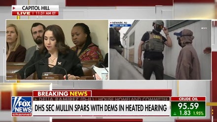 Rep Delia Ramirez calls for abolition of ICE at DHS hearing