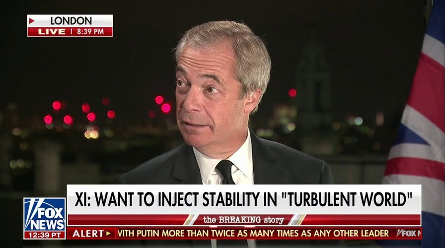 Farage: 'With China there,' Putin won't turn to nuclear weapons