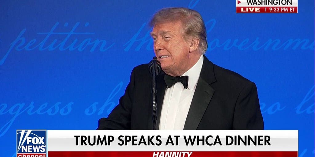 President Trump speaks at White House Correspondents' Dinner
