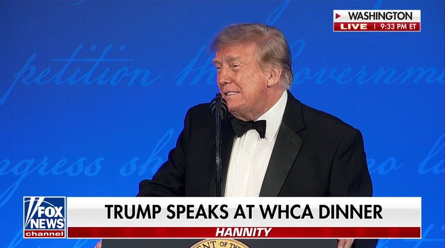 President Trump speaks at White House Correspondents' Dinner