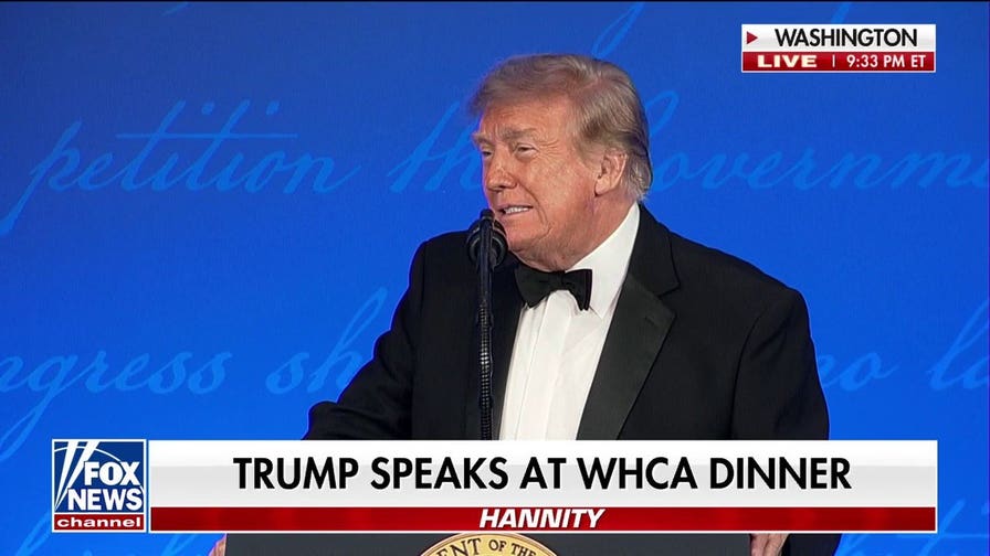 President Trump speaks at White House Correspondents' Dinner