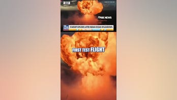 SEE IT: Starship explodes after splashdown